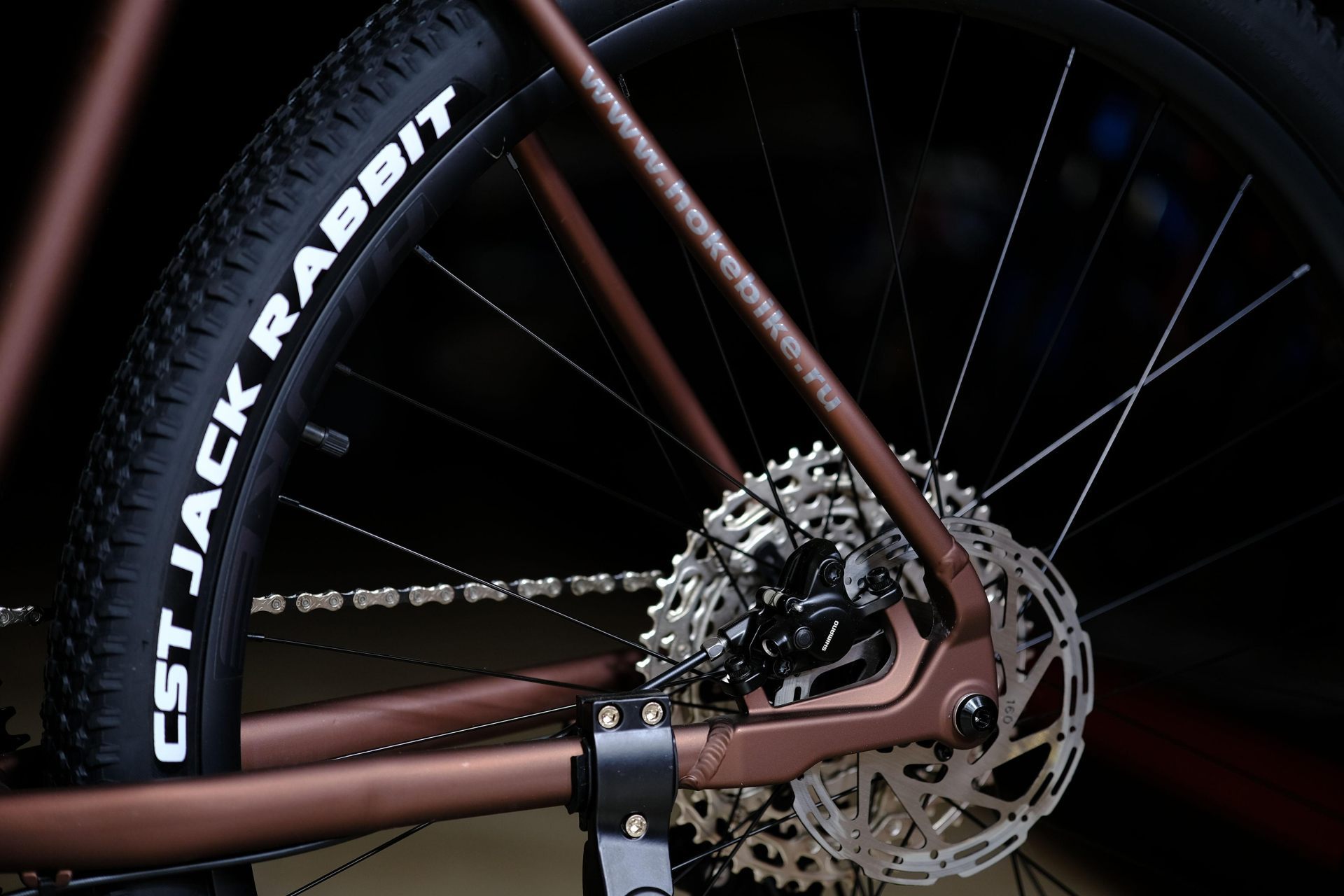 Тормоз гидравлический Shimano MT200 HOKE 17 Way 29 HD матовый коричневый 19
